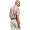 imageadidas Mens GoTo Printed Golf Polo ShirtRed