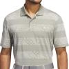 imageadidas Mens GoTo Printed Golf Polo ShirtSilver Pebble Melange