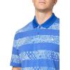 imageadidas Mens GoTo Printed Golf Polo ShirtTeam Royal Blue Melange