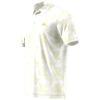 imageadidas Mens GoTo Printed Golf Polo ShirtWhitePowder Yellow S25