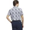 imageadidas Mens GoTo Printed Golf Polo ShirtWonder Blue F23Collegiate Navy