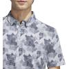 imageadidas Mens GoTo Printed Golf Polo ShirtWonder Blue F23Collegiate Navy