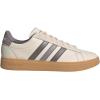 imageadidas Mens Grand Court 20 Tennis ShoeAluminaCharcoalTaupe Oxide