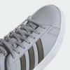 imageadidas Mens Grand Court 20 Tennis ShoeHalo SilverShadow OliveWhite