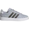 imageadidas Mens Grand Court 20 Tennis ShoeHalo SilverShadow OliveWhite