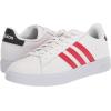 imageadidas Mens Grand Court 20 Tennis ShoeWhiteBetter ScarletBlack