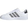 imageadidas Mens Grand Court 20 Tennis ShoeWhiteGreyCarbon