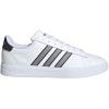 imageadidas Mens Grand Court 20 Tennis ShoeWhiteGreyCarbon