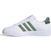 imageadidas Mens Grand Court 20 Tennis ShoeWhitePreloved GreenCollegiate Green