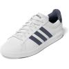 imageadidas Mens Grand Court 20 Tennis ShoeWhitePreloved InkInk