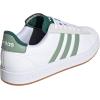 imageadidas Mens Grand Court 20 Tennis ShoeWhiteSilver GreenCollegiate Green