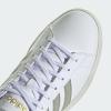 imageadidas Mens Grand Court 20 Tennis ShoeWhiteSilver PebbleWonder Beige