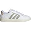 imageadidas Mens Grand Court 20 Tennis ShoeWhiteSilver PebbleWonder Beige