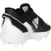 imageadidas Mens Icon 7 Baseball ShoeBlackSilver MetallicWhite