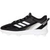 imageadidas Mens Icon 7 Baseball ShoeBlackSilver MetallicWhite
