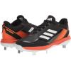 imageadidas Mens Icon 7 Baseball ShoeBlackWhiteTeam Orange
