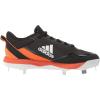 imageadidas Mens Icon 7 Baseball ShoeBlackWhiteTeam Orange