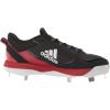 imageadidas Mens Icon 7 Baseball ShoeBlackWhiteTeam Power Red