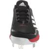 imageadidas Mens Icon 7 Baseball ShoeBlackWhiteTeam Power Red