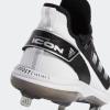 imageadidas Mens Icon 7 Baseball ShoeCblackSilvmtFtwwht