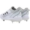 imageadidas Mens Icon 7 Baseball ShoeFootwear WhiteSilver MetallicTeam Light Grey