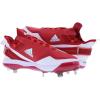 imageadidas Mens Icon 7 Baseball ShoeRedWhiteredBombshell Red