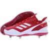 imageadidas Mens Icon 7 Baseball ShoeRedWhiteredBombshell Red