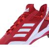 imageadidas Mens Icon 7 Baseball ShoeRedWhiteredBombshell Red