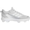 imageadidas Mens Icon 7 Baseball ShoeTeam Light GreyCloud WhiteSilver M