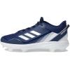 imageadidas Mens Icon 7 Baseball ShoeTeam Navy BlueSilver MetallicWhite