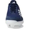 imageadidas Mens Icon 7 Baseball ShoeTeam Navy BlueSilver MetallicWhite