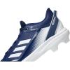imageadidas Mens Icon 7 Baseball ShoeTeam Navy BlueSilver MetallicWhite