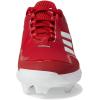 imageadidas Mens Icon 7 Baseball ShoeTeam Power RedSilver MetallicWhite