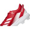 imageadidas Mens Icon 7 Baseball ShoeTeam Power RedSilver MetallicWhite