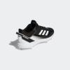 imageadidas Mens Icon 7 Baseball ShoeWhiteBlackSilver Metallic