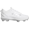 imageadidas Mens Icon 7 Baseball ShoeWhiteSilver MetallicBlack