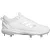 imageadidas Mens Icon 7 Baseball ShoeWhiteSilver MetallicSilver Metallic