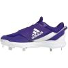 imageadidas Mens Icon 7 Baseball ShoeWhiteTeam Collegiate PurpleTeam Collegiate Purp