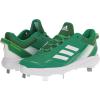 imageadidas Mens Icon 7 Baseball ShoeWhiteTeam GreenTeam Semi Sol Green