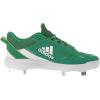 imageadidas Mens Icon 7 Baseball ShoeWhiteTeam GreenTeam Semi Sol Green