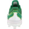 imageadidas Mens Icon 7 Baseball ShoeWhiteTeam GreenTeam Semi Sol Green