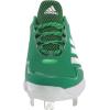 imageadidas Mens Icon 7 Baseball ShoeWhiteTeam GreenTeam Semi Sol Green
