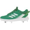imageadidas Mens Icon 7 Baseball ShoeWhiteTeam GreenTeam Semi Sol Green