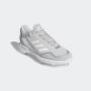 imageadidas Mens Icon 7 Baseball ShoeWhiteTeam Light GreySilver Metallic