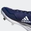 imageadidas Mens Icon 7 Baseball ShoeWhiteTeam Navy BlueTeam Navy Blue