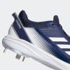 imageadidas Mens Icon 7 Baseball ShoeWhiteTeam Navy BlueTeam Navy Blue