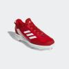 imageadidas Mens Icon 7 Baseball ShoeWhiteTeam Power RedSolar Red