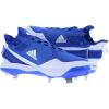 imageadidas Mens Icon 7 Baseball ShoeWhiteTeam Royal BlueSolar Blue