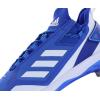 imageadidas Mens Icon 7 Baseball ShoeWhiteTeam Royal BlueSolar Blue
