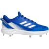 imageadidas Mens Icon 7 Baseball ShoeWhiteTeam Royal BlueTeam Royal Blue